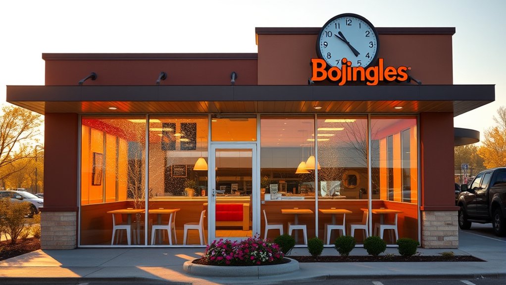 bojangles breakfast opening hours