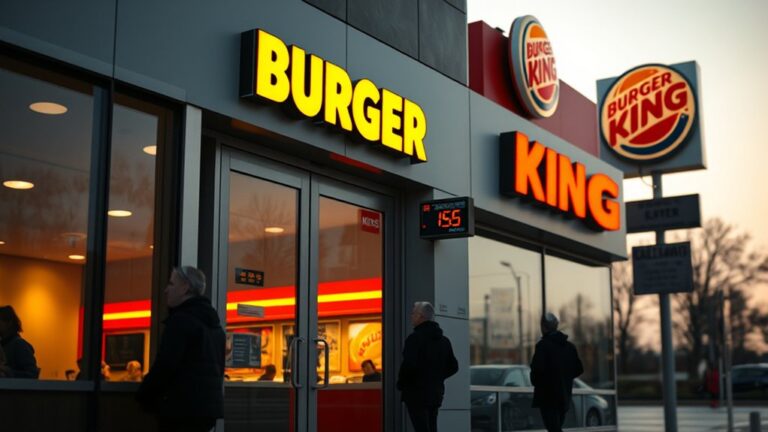 burger king opening hours