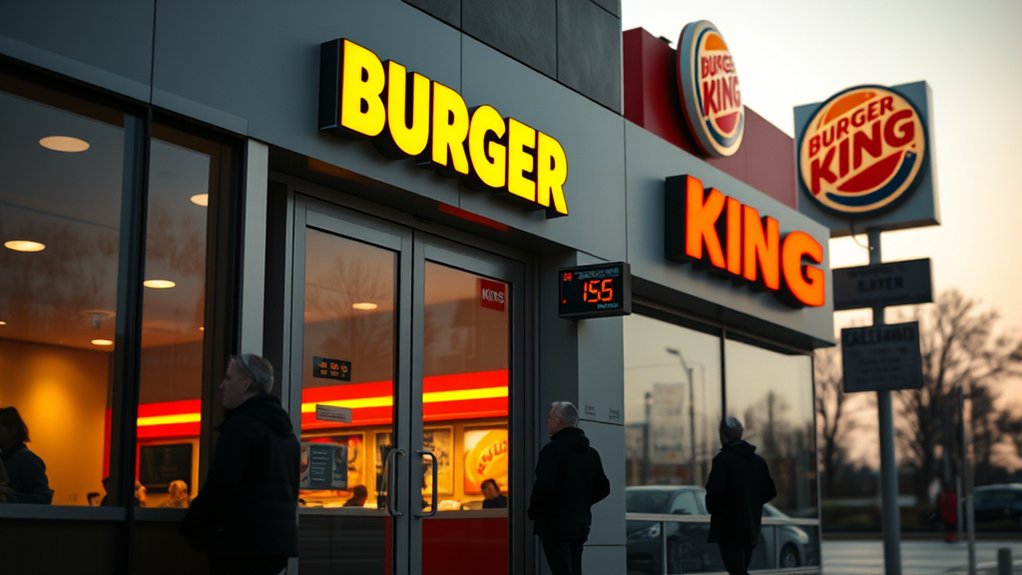 burger king opening hours