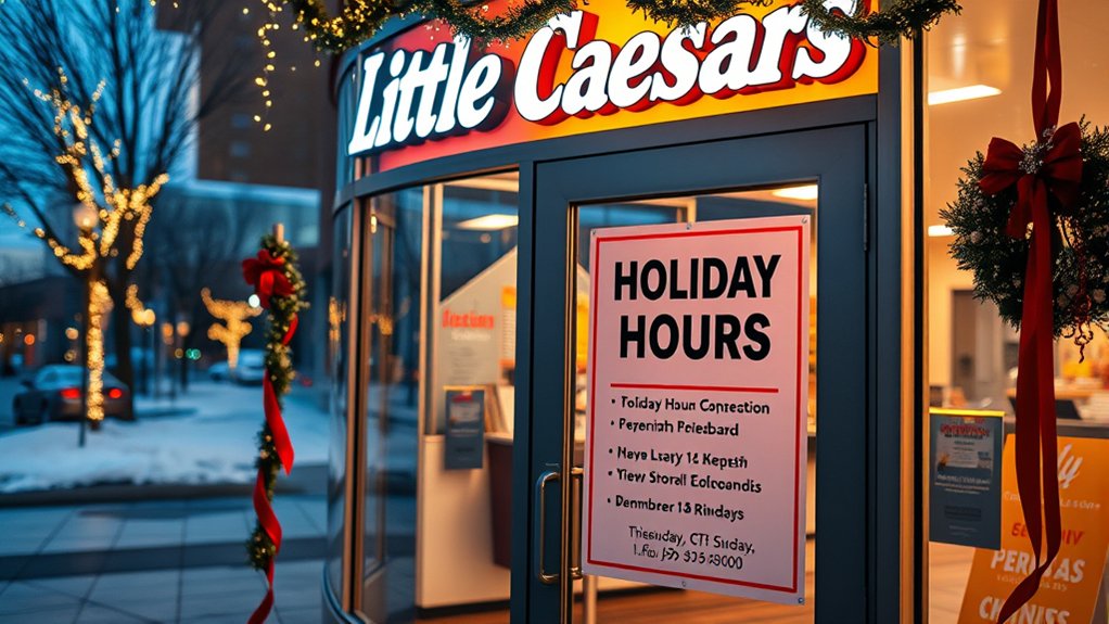 holiday hours change frequently