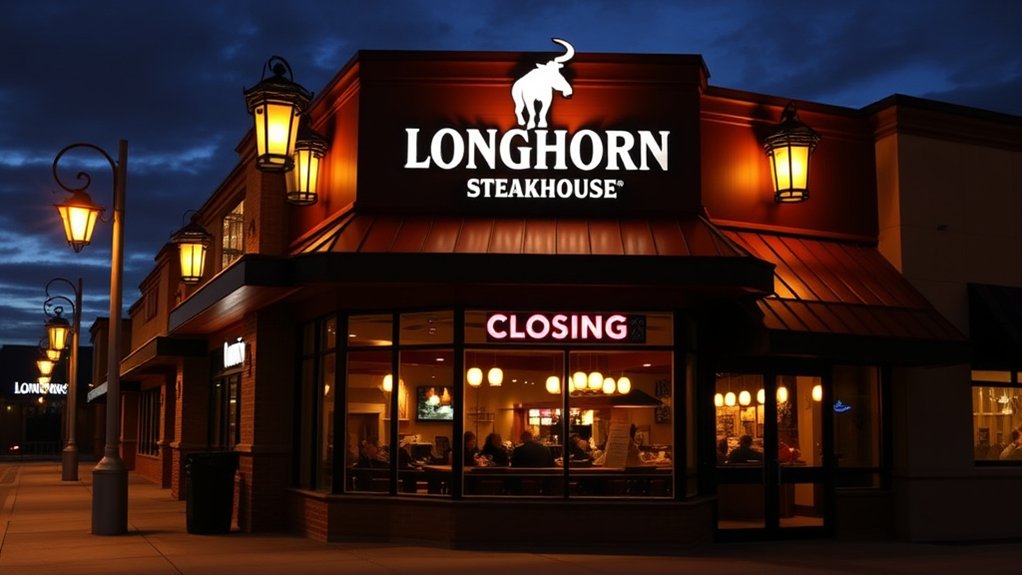 longhorn steakhouse closing hours